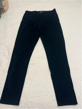 Women's Hudson Barbara High Waist Super Skinny Jeans Size 29 Hunter Green Velvet
